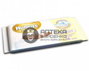 Фото товара Huggies Салфетки влажные Elite Soft