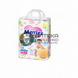 Фото товара Merries Трусики-подгузники 6-10 кг 58 шт