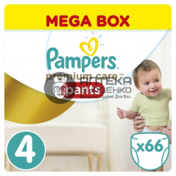 Фото товара Памперс (pampers) подгузники premium care mini 3-6 кг. 80 шт.